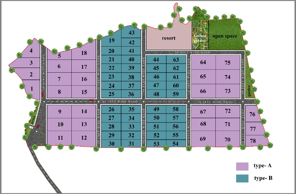 Official Green Glades Estate Master Plan Map